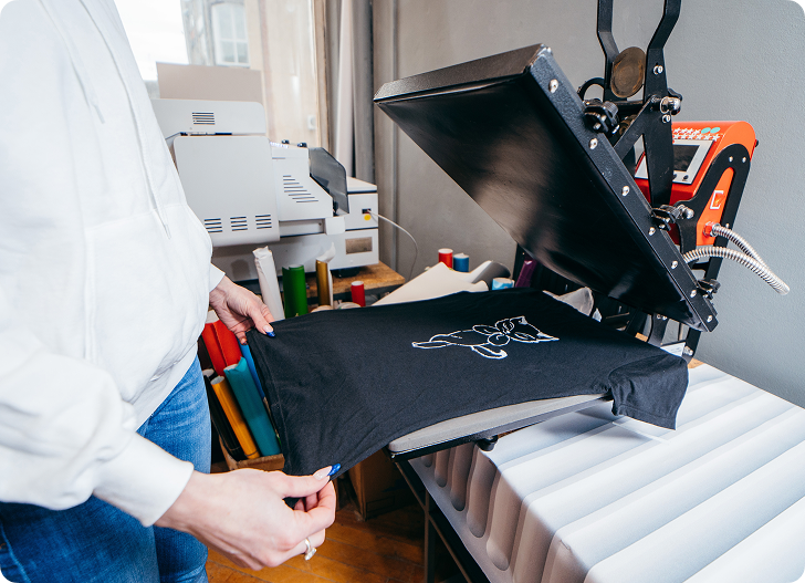 Production facility with DTG printing